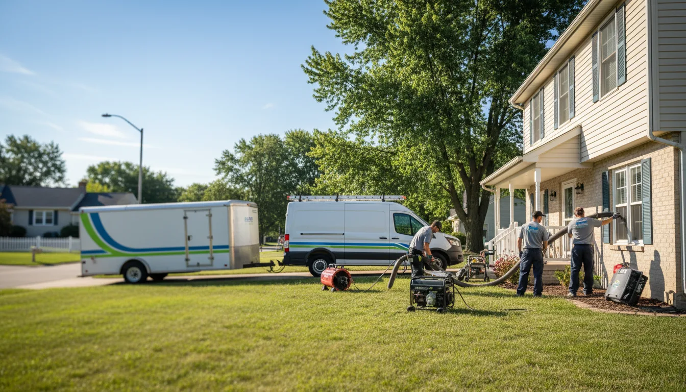 Flooded Basement Restoration And Cleanup With Repair in Elma, IA near me